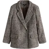 Next Blazer 'N. Premium' beige / mørkebrun