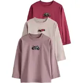 Next Shirts greige / lysviolet / mørk pink / sort