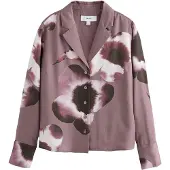 Next Bluse choko / aubergine / lysviolet / hvid