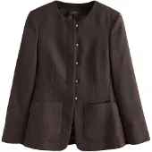 Next Blazer mørkebrun