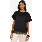 Love & roses Bluse sort