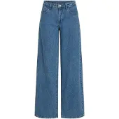 Vila Vifreya Lav Talje Wide Fit Jeans