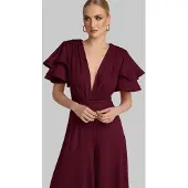 Madnezz House Jumpsuit vinrød