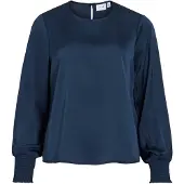 Vila Bluse 'ELLETTE ' blå