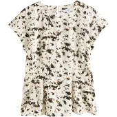 Next Bluse ecru / cognac / mørkebrun / oliven