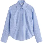 Next Bluse 'Essential' blå / lyseblå / hvid