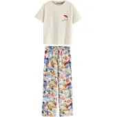Next Pyjamas ecru / azur / gul / rød