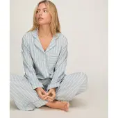 Hunkemoller Soveskorte beige / lyseblå / hvid