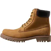 Jack & Jones Snørestøvler 'JFWMONTANA' sennep / sort