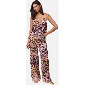 Lipsy Pyjamas brun / pink / sort