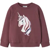 Name it Bluse - NmfVenus - Wild Ginger/Unicorn - - 2 år (92) - Bluse