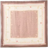 Liu Jo Sjal lysebeige / brun / lysebrun / gylden gul