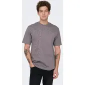 Only & Sons Bluser & t-shirts 'ONSFRED LIFE RLX SS Tee NOOS' lilla