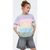 Kids Only Bluse - Strik - Noos - KogSandy - Lavendula/Roseate - - 7-8 år (122-128) - Bluse