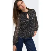 ONLY Bluse 'ONLDITSY' chamois / sort