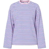 Pieces Shirts 'PCSADIE' mørkelilla / lyserød