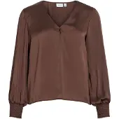 Vila Bluse 'VISOFIE' choko