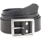 Levi's Bælte 'MASON CENTERBAR BELT CAVIAR BLACK' sort
