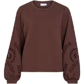 Vila Visandy Rund Udskæring Langærmet Sweatshirt