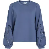 Vila Visandy Rund Udskæring Langærmet Sweatshirt