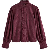 Next Bluse vinrød