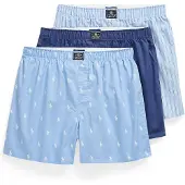 Ralph Lauren Boksershorts marin / lyseblå / hvid