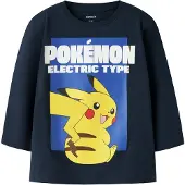 Name it Shirts 'NMMSAUL POKEMON' navy / azur / gul / hvid