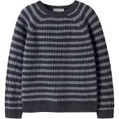 Name It Mini Pullover 'NMMVOLLY' navy / grå