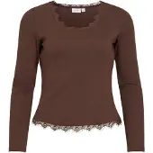 Vila Shirts 'GINA' brun