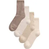 Next Sokker 'Neppy Cushion Sole' creme / lysebeige / choko / cappuccino