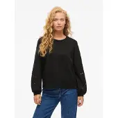Vila Visandy Rund Udskæring Langærmet Sweatshirt