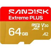 SanDisk Extreme PLUS - Flashhukommelseskort (microSDXC til SD adapter inkluderet)
