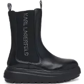 Karl Lagerfeld Chelsea Boots sort / sølv