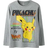 Name it Shirts 'NKMSyx Pokemon' gul / grå-meleret / orange