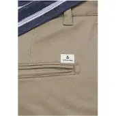 Jack & Jones Lærredsbukser 'Macro Dave' beige / navy