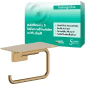 Hansgrohe Toiletpapirholder AddStoris S m/hy bronz