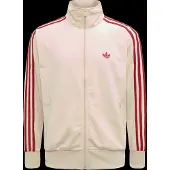 Adidas Originals Sweatjakke 'Firebird' chamois / carminrød