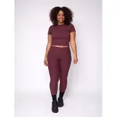 Fortex Fitness Leggings 'Essential Leggings' aubergine