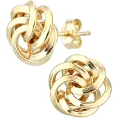 Vanlere Øreringe 'Ohrringe aus 375 Gelbgold' gylden gul