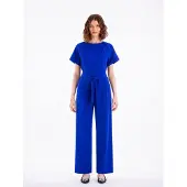 BIBI SAKALIEVA Jumpsuit 'Royal Blue Wide-Leg Jumpsuit' royalblå