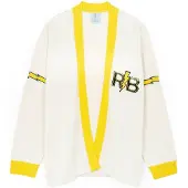 The Rad Black Kids Cardigan hvid