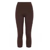 MyLibi Leggings 'Capri Moka' kastaniebrun