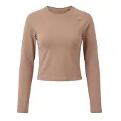 MyLibi Funktionsbluse 'Manga Larga Hera' lysebrun
