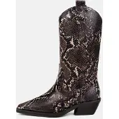 L37 HANDMADE SHOES Ankelstøvler 'HOLLY LEAVES' brun-meleret