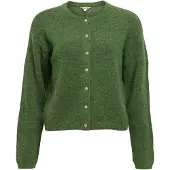 Object Cardigan 'OBJAgate' grøn-meleret