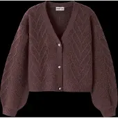 Name it Cardigan - Strik - NkfOpal - Wild Ginger - - 11-12 år (146-152) - Cardigan