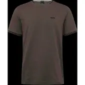 BOSS T-shirt i bomuldspiqué