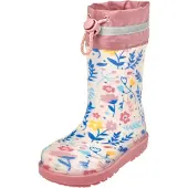 Playshoes Gummistøvler ecru / blå / curry / gammelrosa
