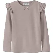 Name It Mini Bluse - Uld - NmfWyla - Violet Ice - - 3 år (98) - Bluse