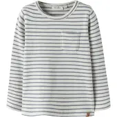 Lil´ Atelier Bluse - NmmThoro - Turtledove/Monument - - 6 år (116) - Bluse